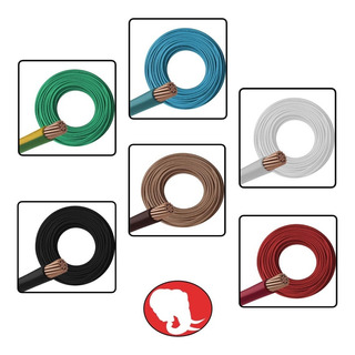 Cable unip.elephantx100m 2.5mm -rojo